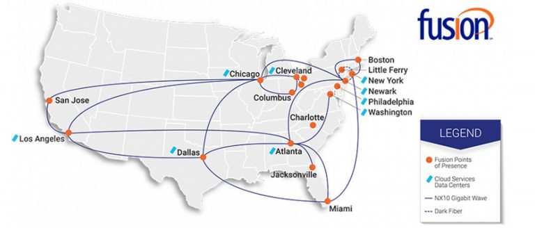 Fusion Network Area Map