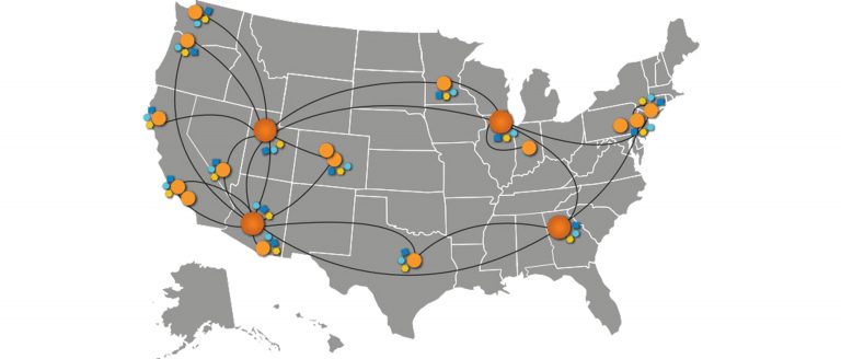 Vonage Network Area Map